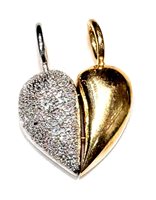 Pendant Cuori divisibili in White Gold CUORE DIV F Q/$ 2.30 BG